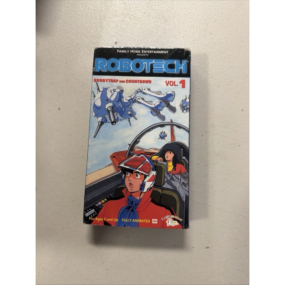 Robotech - V. 1 (VHS, 1993) Boobytrap And Countdown f.h.e